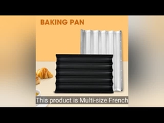 Panci panggang baguette Prancis dengan 5 panci